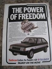 Sunbeam lotus talbot for sale  BRISTOL