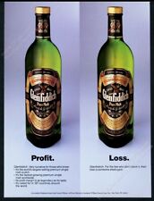 1988 Glenfiddich garrafa de uísque escocês foto escassa atacadista anúncio impresso vintage, usado comprar usado  Enviando para Brazil