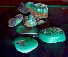 rOCK MINERAL SPECIMENS & SHAPED TURQUOISE GREEN STONES JEWELRY MAKING neocurio for sale  Shipping to South Africa