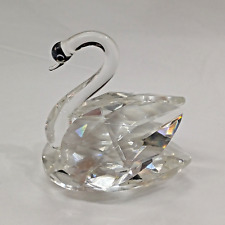 Crystal swan figurine for sale  GRAVESEND
