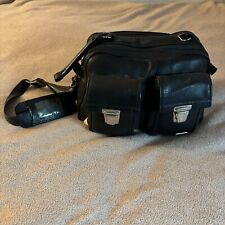 Vintage Marsand Camera Bag SLR DSLR With Shoulder Strap Black Lined And Padded for sale  Shipping to South Africa