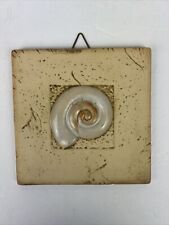Seashell tile art for sale  Drain