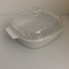 Used, Corning Ware Microwave Oven Grill 10” Square Cooker w Pyrex Lid M-10-GR-B Roast for sale  Shipping to South Africa