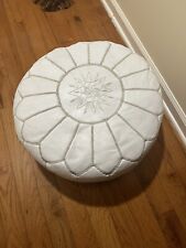 White leather moroccan for sale  Jersey City