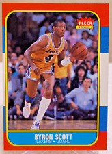 1986 Fleer Basketball Byron Scott #99 Karta debiutanta! LA Lakers, używany na sprzedaż  Wysyłka do Poland