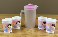 Tupperware Kids Disney Princess Beverage Play Set Mini Jarro de Botão, Copos comprar usado  Enviando para Brazil