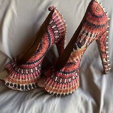 Multicolored spiked stiletto for sale  Sherrills Ford