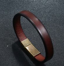 MEN/ Women Cowboy Vintage Brown Genuine Leather Bracelet / Wrist Bangle 6-9" for sale  Shipping to South Africa