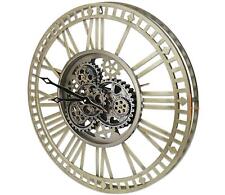 Zegar ścienny TOKTEKK Duży 60cm z ruchomym kołem zębatym Kuchnia Sypialnia Biuro Szkoła, używany na sprzedaż  PL