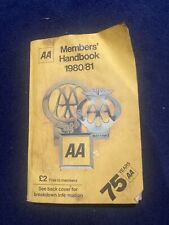 Vintage members handbook for sale  LEEDS