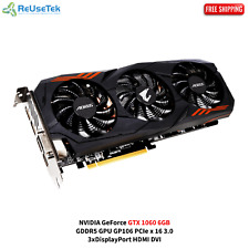 Usado, NVIDIA GeForce GTX 1060 6GB GDDR5 GPU GP106 PCIe x 16 3.0 3xDisplayPort HDMI DVI comprar usado  Enviando para Brazil