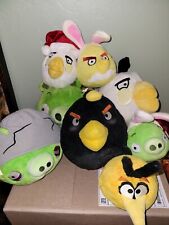 Lote 8 Peluches Angry Birds - Santa Matilda, Orejas de Conejo Cerdo Verde., usado segunda mano  Embacar hacia Argentina