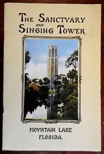 Livro de lembranças Sanctuary Singing Tower Mountain Lake Florida 1929 Bells carrilhão comprar usado  Enviando para Brazil