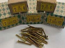 Nettlefolds brass countersunk for sale  LEICESTER