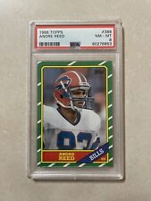 1986 Topps Andre Reed Rookie Card. PSA 8 Mint. Bills & NFL HOF for sale  Shipping to South Africa