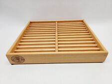 Napa Valley Box Company 24 CD  Tray Flip File Wood Storage Holder  12" for sale  Shipping to South Africa