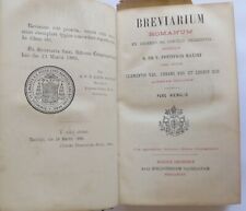 1885 antico breviario usato  Teramo