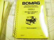 Bomag bw650t bw850t for sale  Minerva