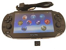 Sony PS Vita PCH-1100 czarna testowana konsola OLED PSV z kartą pamięci i kablem 8 GB na sprzedaż  Wysyłka do Poland