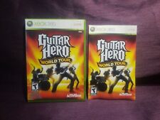 Guitar Hero World Tour (Microsoft Xbox 360, 2008) SOMENTE ESTOJO E MANUAL  comprar usado  Enviando para Brazil