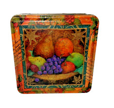 Square metal tin for sale  Green Bay