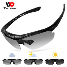 Óculos de sol esportivo polarizado fotocromático WEST BIKING comprar usado  Enviando para Brazil