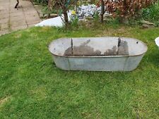 Vintage galvanised planter for sale  BIRMINGHAM