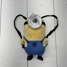 Mochila de pelúcia Despicable Me 2 Minions 17” 1 bolso pequeno com zíper alças ajustáveis, usado comprar usado  Enviando para Brazil