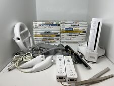 Wii Console 2 Wii Motes Nunchucks 22 Games! Accessories Intec Charger Dock Works for sale  Shipping to South Africa