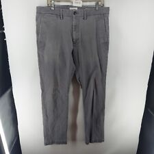 Used, goodfellow chino pants men size 36 gray casual hennepin chino slim pockets for sale  Shipping to South Africa