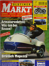Oldtimer Markt 6/02, 2002, Brütsch Mopetta, Citroen SM, Opel Manta, BMW R24-25/3 gebraucht kaufen  Erkner