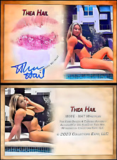 Usado, Cartão beijo autografado Thea Hail 2023 Collectors Expo WWE / NXT Diva 💝💋 comprar usado  Enviando para Brazil