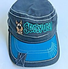 BN Scooby Doo Boys Girls Cap Aqua & Grey w White Stitching Hat Stretch Back 52cm for sale  Shipping to South Africa