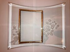 Used, Glass Picture Frame Curved   -   11"w x 9"h  -  holds 5"w x 7"h for sale  Shipping to South Africa