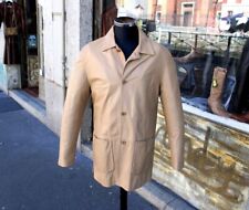 Giacca pelle beige usato  Milano