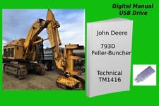 John Deere 793D Feller-Buncher Technical Manual See Description for sale  Shipping to South Africa