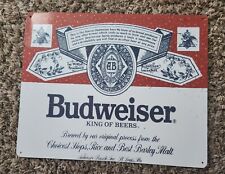 Budweiser metal beer for sale  Salem