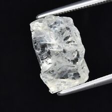 6.92ct 13.2x9.5mm Natural White Facet Rough Goshenite Beryl Gemstone, Madagascar, used for sale  Shipping to South Africa