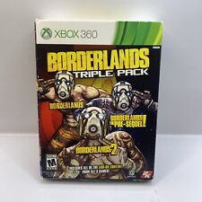 Borderlands Triple Pack (Microsoft Xbox 360, 2015) Very Clean Tested And Working, used for sale  Shipping to South Africa