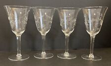 Vtg set etched for sale  Knoxville