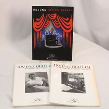 Irving Berlin Piano Guitar Music Books Unsung Ragtime Movie & Early Songs for sale  Shipping to South Africa