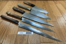 Usado, Juego de 5 cuchillos de cocina para chef japonés YANAGIBA DEBA GYUTO de Japón JE586 segunda mano  Embacar hacia Argentina