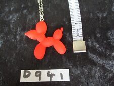 Red poodle necklace for sale  CREDITON