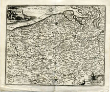 Antique map flanders d'occasion  Expédié en Belgium