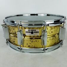 Yamaha SD495 Seamless Natural Brass Snare Drum 5.5x14"Vintage90 Recording Custom, used for sale  Shipping to South Africa