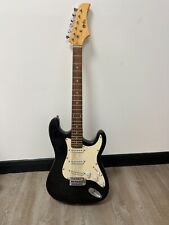 Used, Power Play Strat Black 6 String Electric Guitar Right Handed Starter T2750 Bulk for sale  Shipping to South Africa