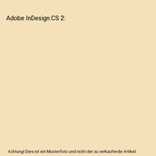 Adobe indesign sven gebraucht kaufen  Trebbin