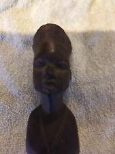 Ebony african head for sale  NEWCASTLE EMLYN