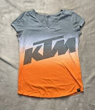 Camisa feminina média KTM laranja cinza manga curta comprar usado  Enviando para Brazil