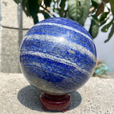 Bola de cristal esfera de cuarzo lapislázuli natural de 2,74 lb curación Reiki segunda mano  Embacar hacia Mexico